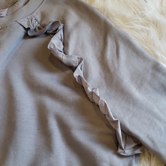 Divided Ruffle Sweater - Picture 2 of 3